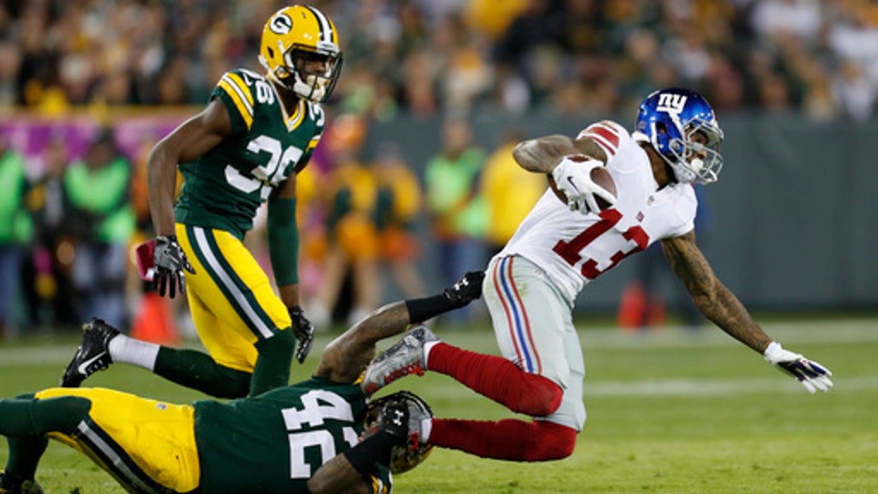 Packers limit Odell Beckham to top Giants, improve to 3-1